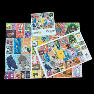 Pokemon Pikachu Frames Jigsaw Puzzle Buffalo Games 1000 Pieces + Poster Complete